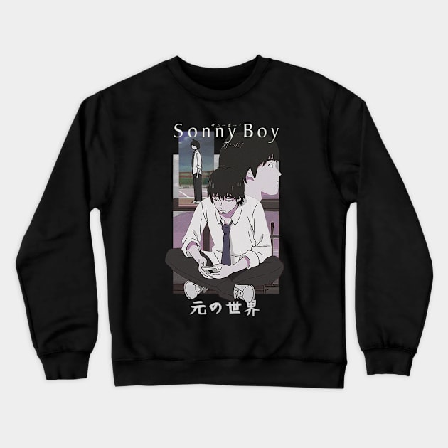 Sonny Boy ''UTOPIA'' V2 Anime Crewneck Sweatshirt by riventis66